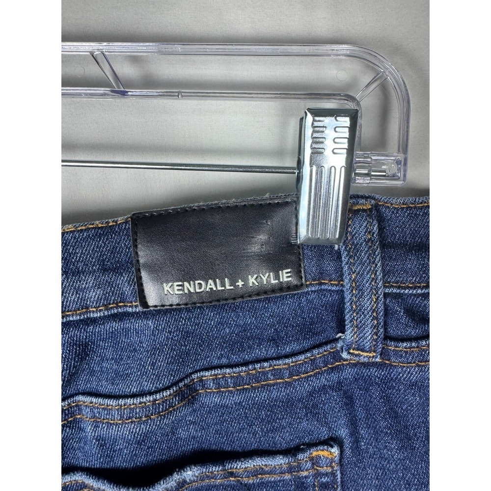 Kendall + Kylie High Rise Denim Shorts The Drifter Raw Hem Jean Shorts Size 9/29 - Picture 3 of 4